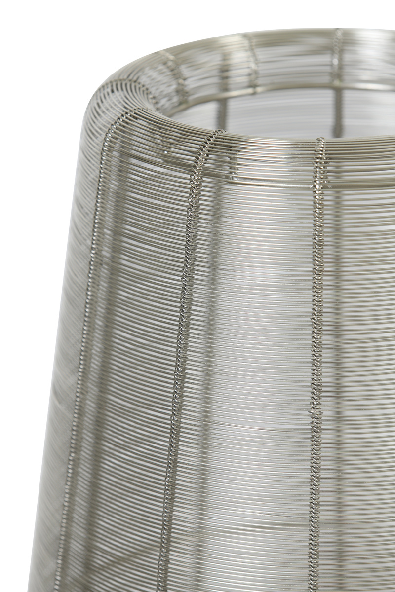 Light & Living - Vloerlamp ADETA  - 37x37x135cm - Zilver