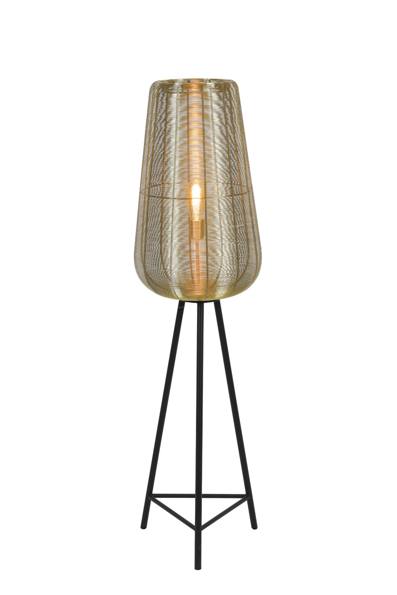 Light & Living - Vloerlamp ADETA  - 37x37x135cm - Goud