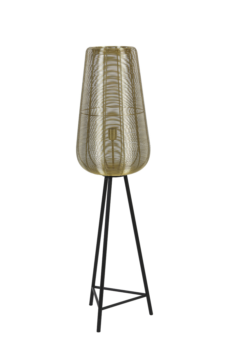 Light & Living - Vloerlamp ADETA  - 37x37x135cm - Goud