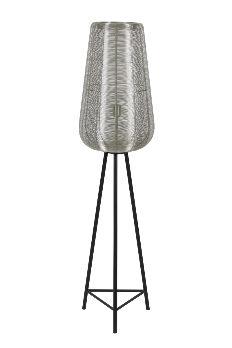 Light & Living - Vloerlamp ADETA  - 37x37x147cm - Zilver