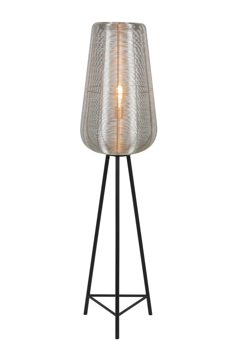Light & Living - Vloerlamp ADETA  - 37x37x147cm - Zilver