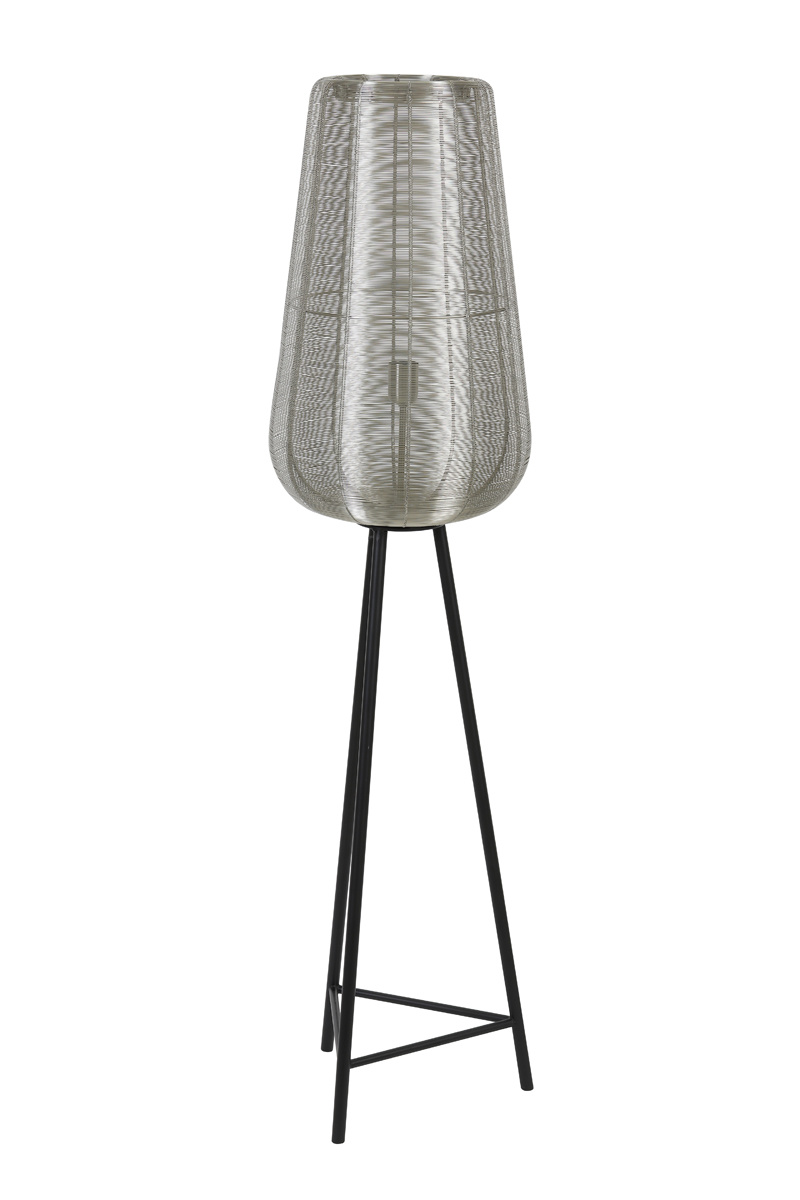 Light & Living - Vloerlamp ADETA  - 37x37x147cm - Zilver