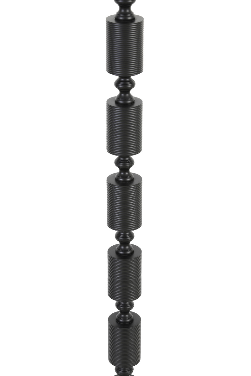 Light & Living - Vloerlamp GITAYA  - 18x18x135cm - Zwart