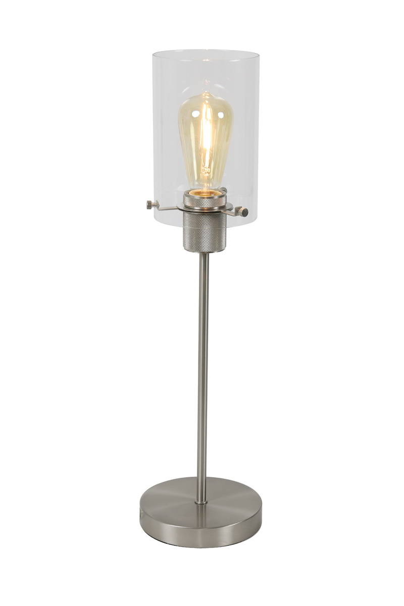 Light & Living - Tafellamp VANCOUVER - Ø15x56.5cm - Zilver