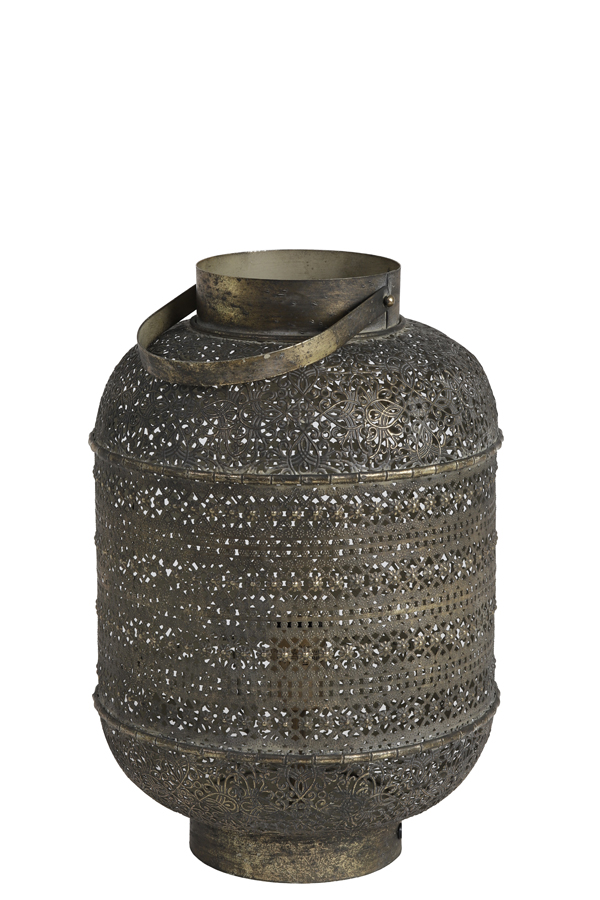 Light & Living - Tafellamp UDUPI - Ø31x45.5cm - Bruin