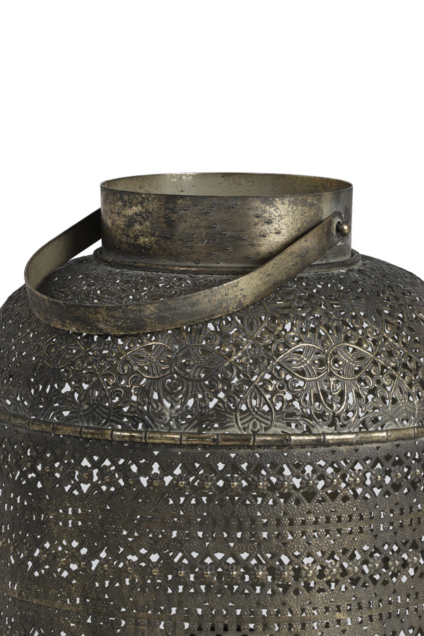 Light & Living - Tafellamp UDUPI - Ø31x45.5cm - Bruin