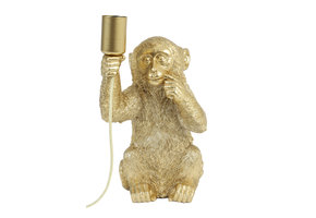 Light & Living - Tafellamp MONKEY  - 20x19.5x34cm - Goud