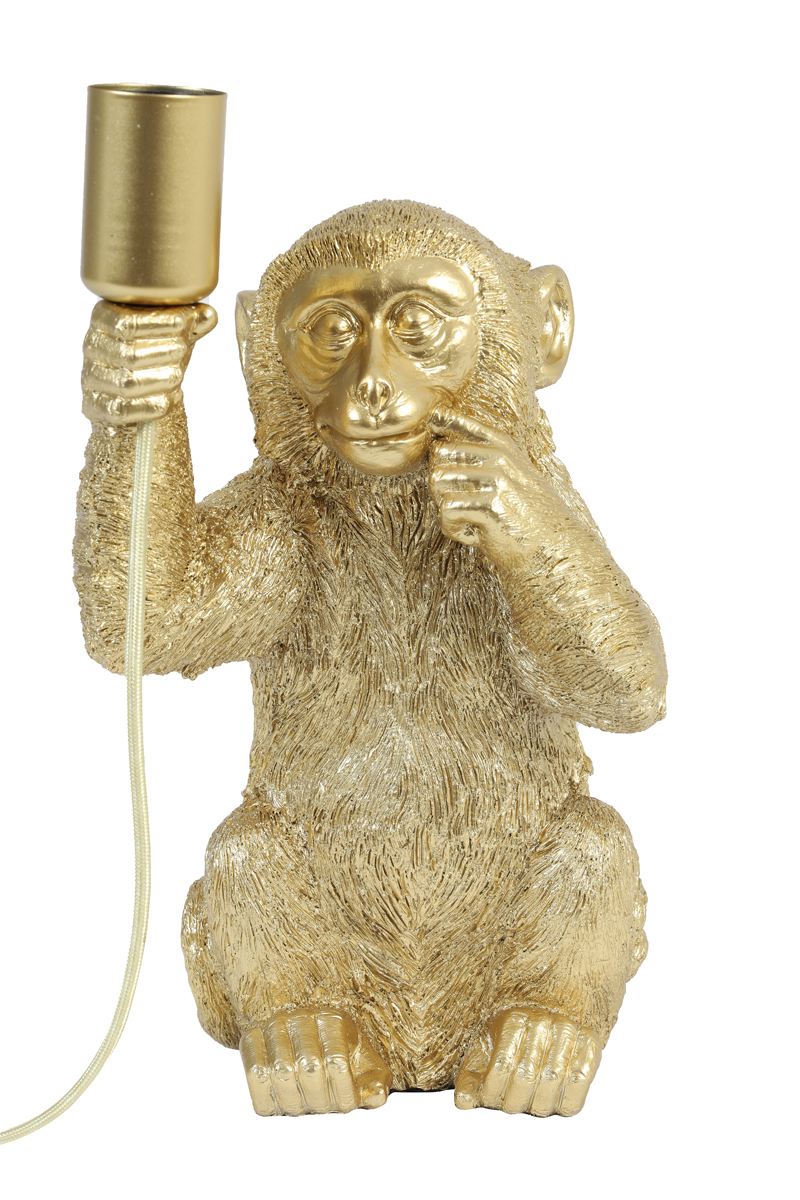 Light & Living - Tafellamp MONKEY  - 20x19.5x34cm - Goud