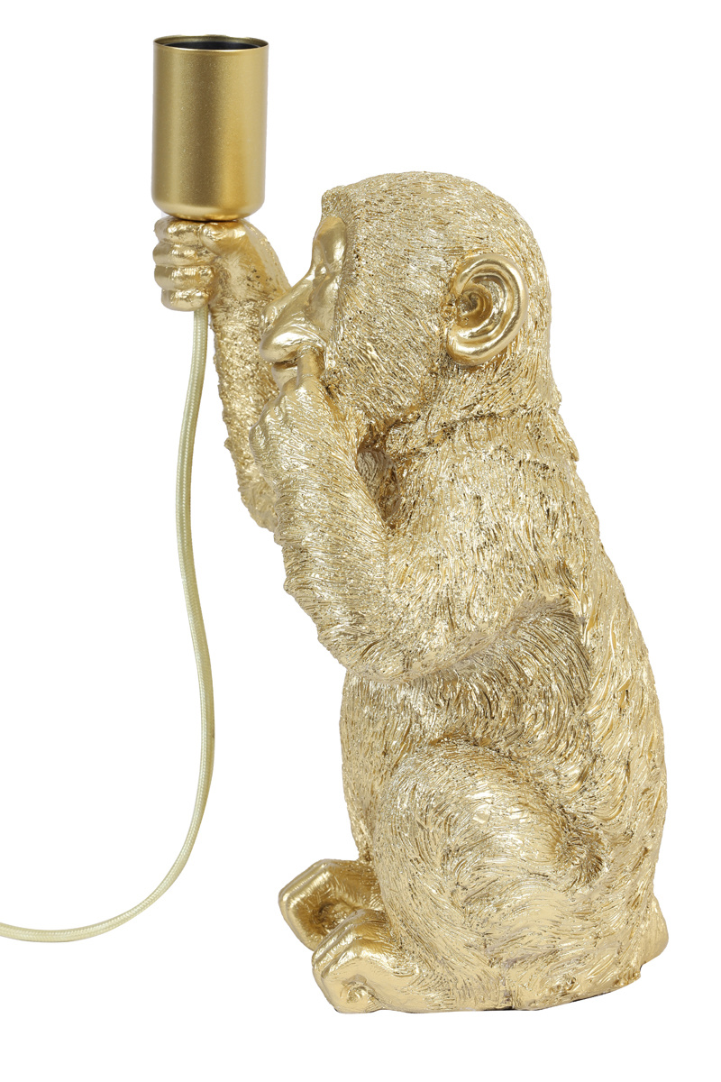 Light & Living - Tafellamp MONKEY  - 20x19.5x34cm - Goud