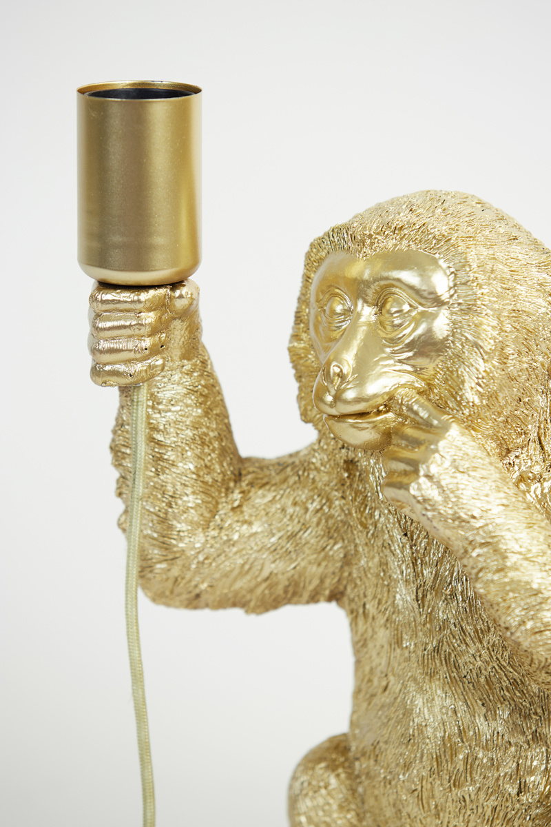 Light & Living - Tafellamp MONKEY  - 20x19.5x34cm - Goud