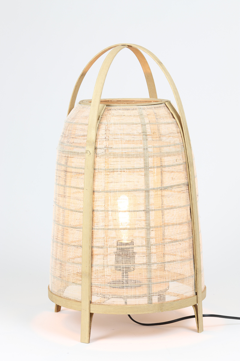 Light & Living - Tafellamp JACINTO - Ø34x60cm - Bruin