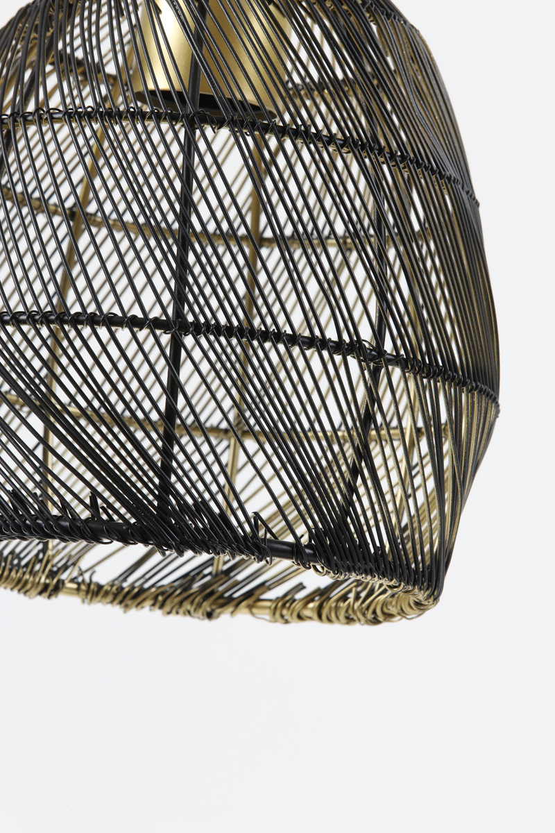 Light & Living - Tafellamp MEYA - 23x18x60cm - Zwart