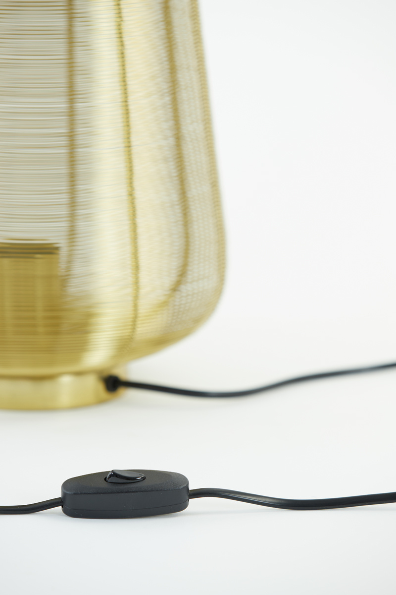 Light & Living - Tafellamp ADETA - Ø22x26cm - Goud