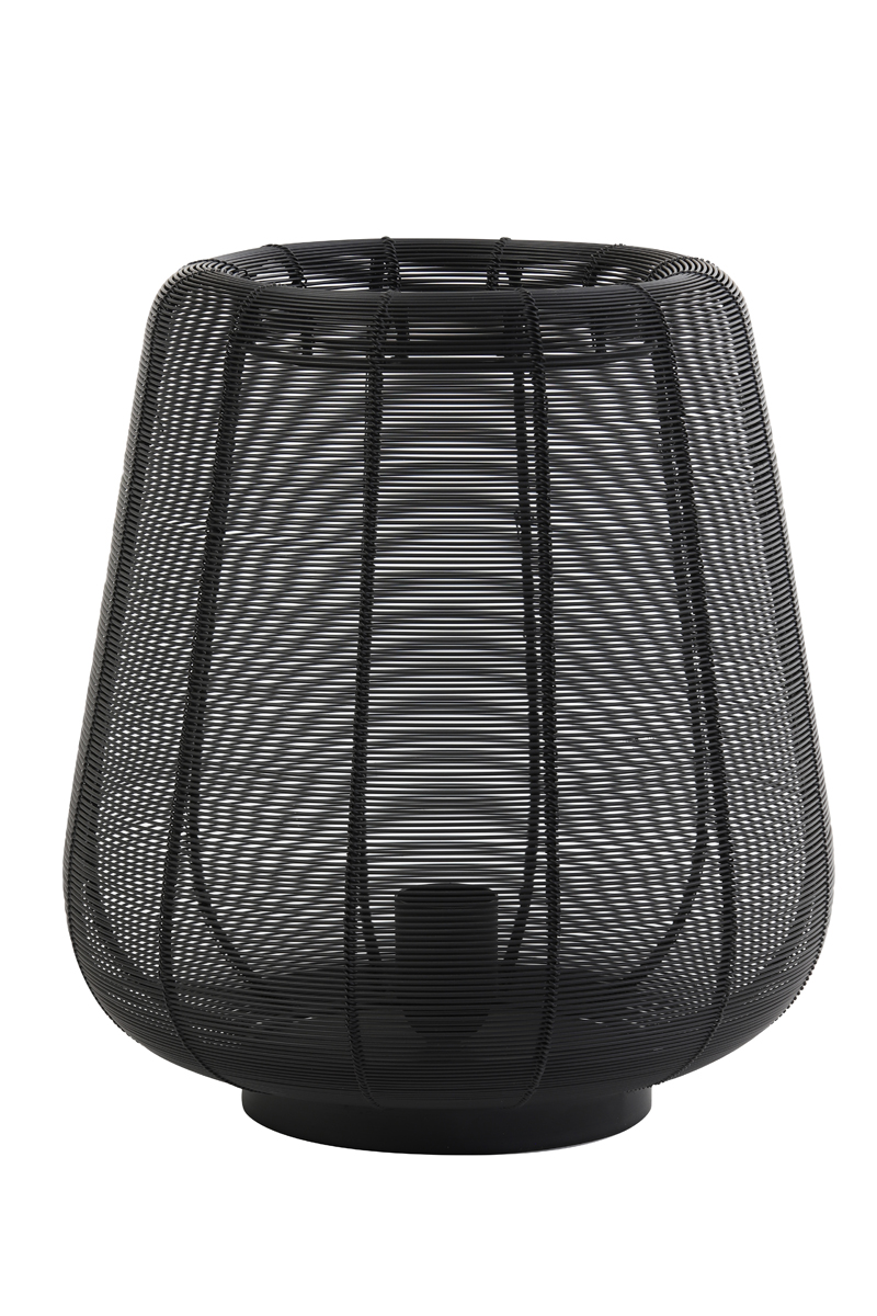 Light & Living - Tafellamp ADETA - Ø29x31.5cm - Zwart