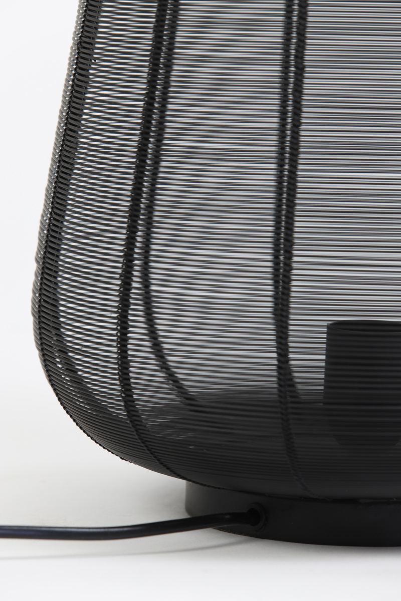 Light & Living - Tafellamp ADETA - Ø29x31.5cm - Zwart