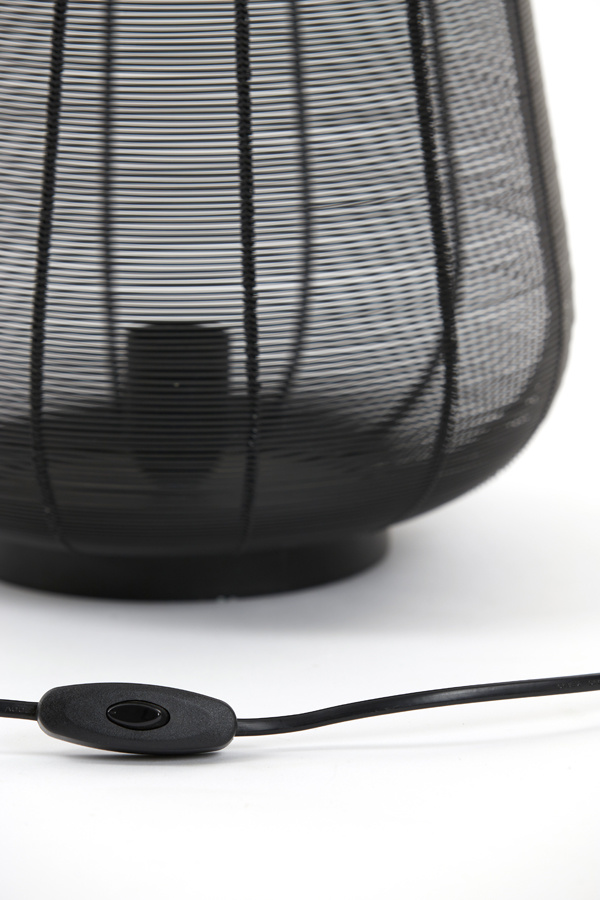 Light & Living - Tafellamp ADETA - Ø29x31.5cm - Zwart