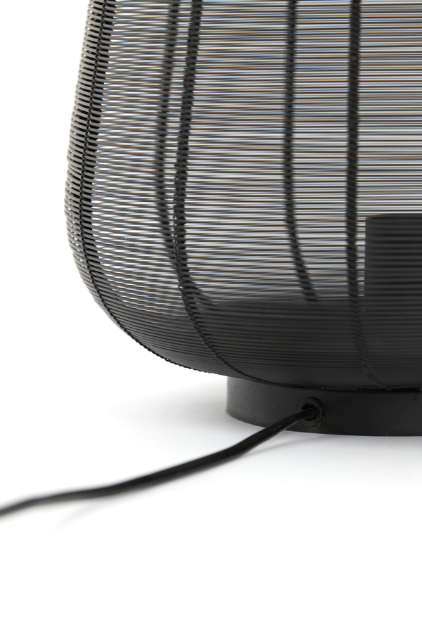 Light & Living - Tafellamp ADETA - Ø29x31.5cm - Zwart