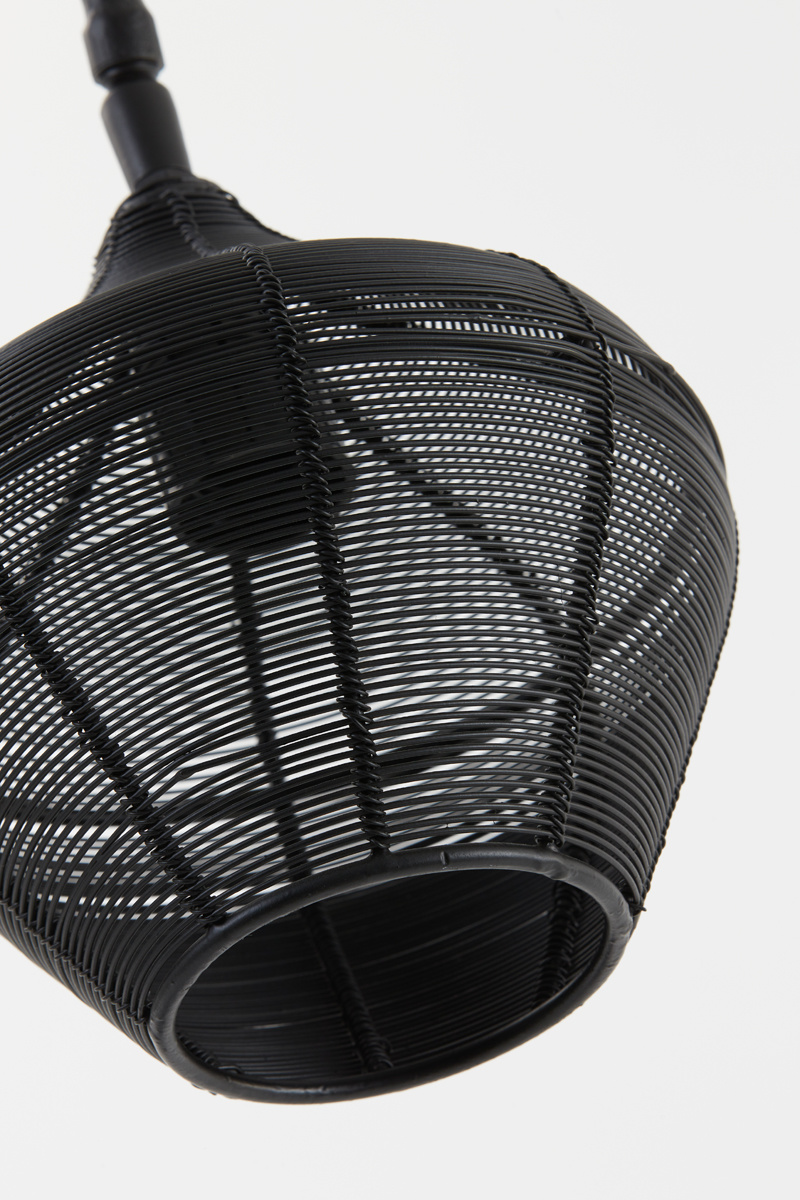 Light & Living - Tafellamp ALVARO - 27x20x61cm - Zwart