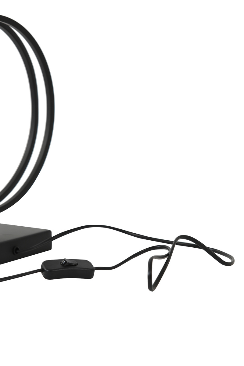 Light & Living - Tafellamp RUDRA - 25x10x30cm - Zwart