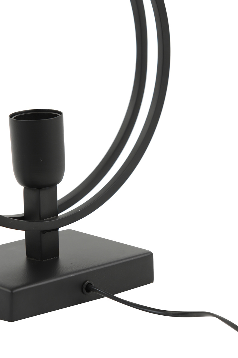 Light & Living - Tafellamp RUDRA - 25x10x30cm - Zwart