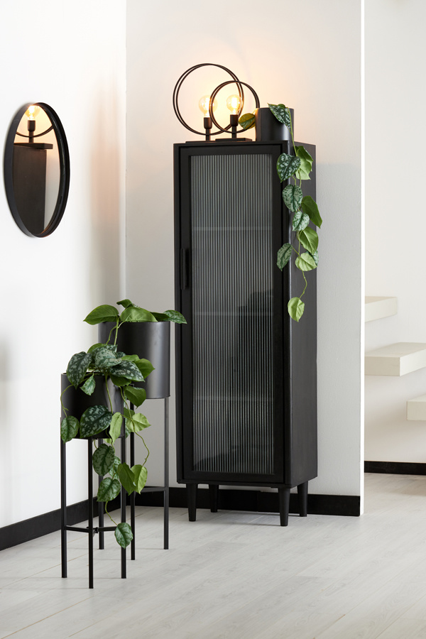 Light & Living - Tafellamp RUDRA - 25x10x30cm - Zwart