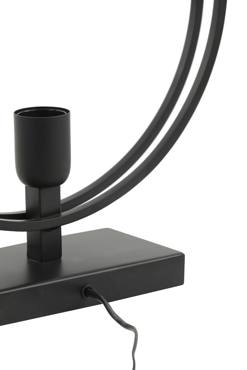 Light & Living - Tafellamp RUDRA - 35x10x40cm - Zwart