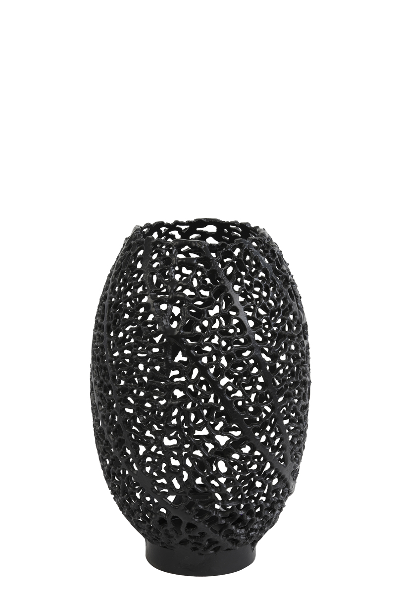 Light & Living - Tafellamp SINULA - Ø24x40cm - Zwart