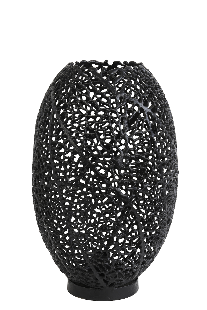 Light & Living - Tafellamp SINULA - Ø33x52cm - Zwart