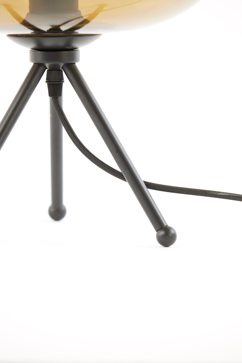 Light & Living - Tafellamp MAYSON - Ø30x43cm - Bruin