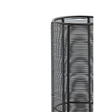 Light & Living - Tafellamp LEZUZA  - 13.5x13.5x49.5cm - Zwart