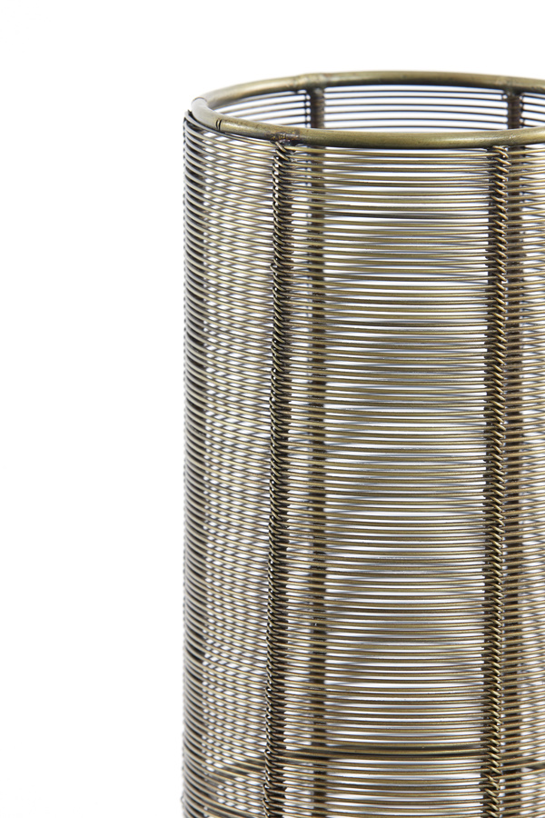 Light & Living - Tafellamp LEZUZA  - 13.5x13.5x49.5cm - Brons