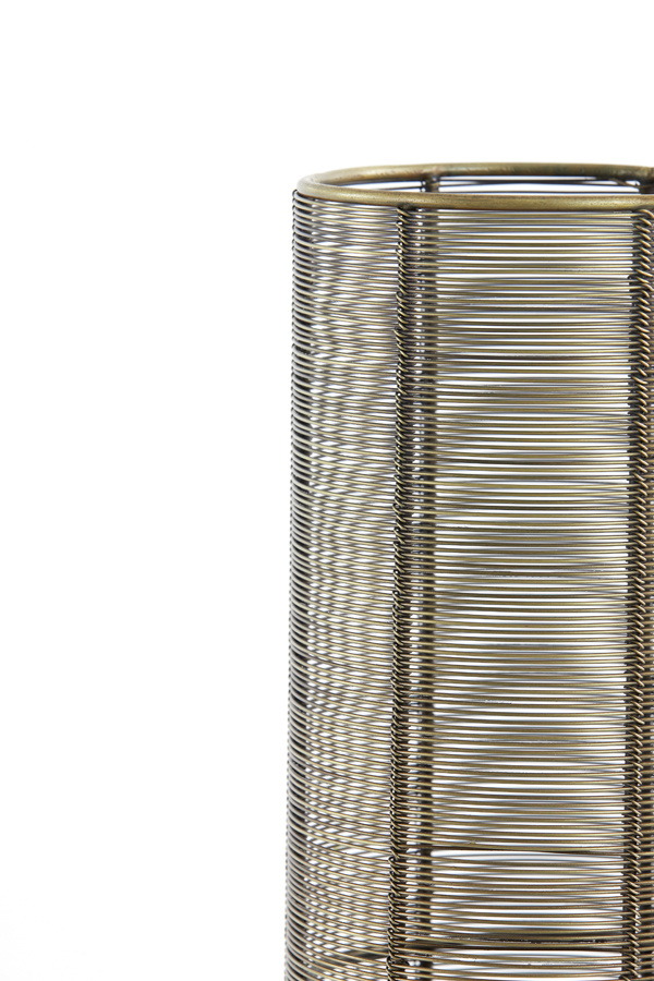 Light & Living - Tafellamp LEZUZA  - 15.5x15.5x60.5cm - Brons