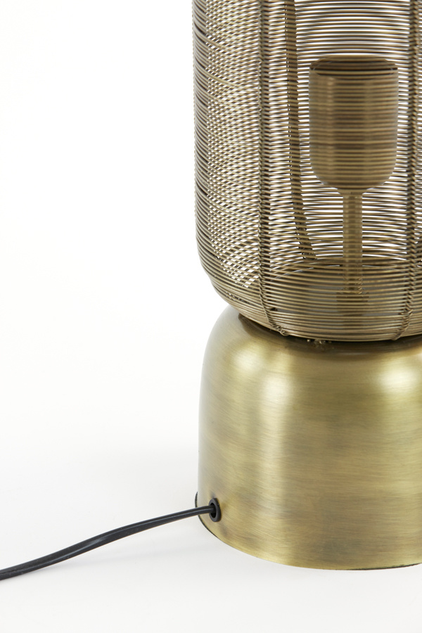 Light & Living - Tafellamp LEZUZA  - 15.5x15.5x60.5cm - Brons