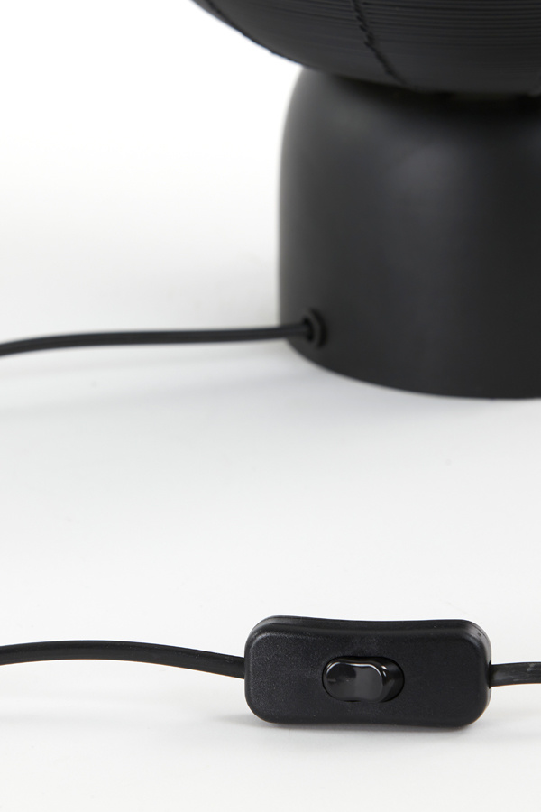 Light & Living - Tafellamp SUNEKO  - 25x25x34cm - Zwart