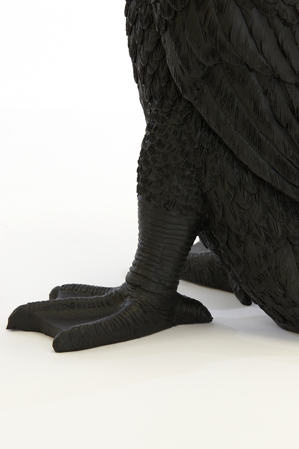 Light & Living - Tafellamp DUCK  - 23.5x23x48.5cm - Zwart