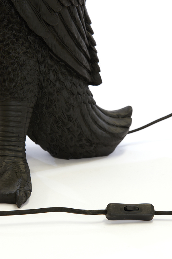 Light & Living - Tafellamp DUCK  - 32x31x65cm - Zwart