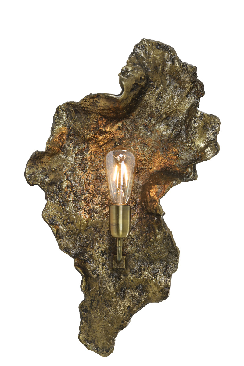 Light & Living - Wandlamp SIDOMI - 37x13x62cm - Brons