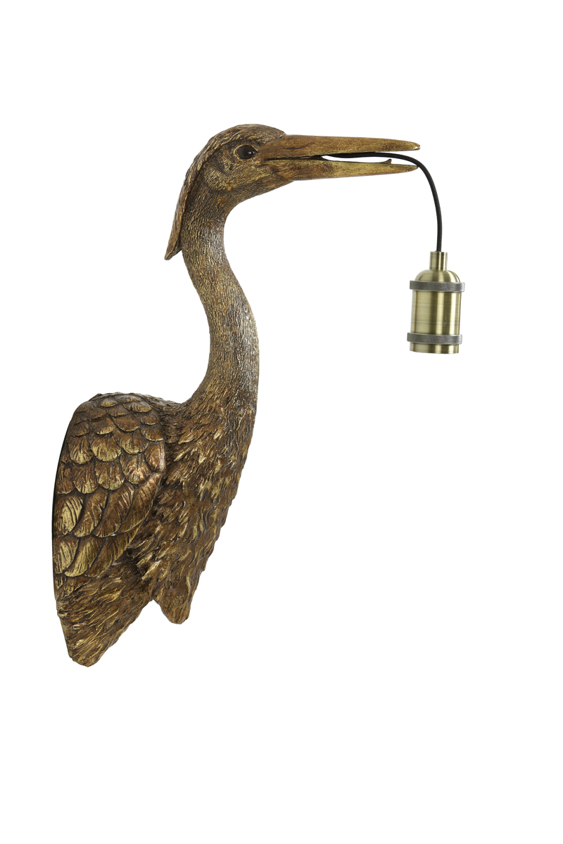 Light & Living - Wandlamp CRANE  - 29.5x16x48cm - Brons