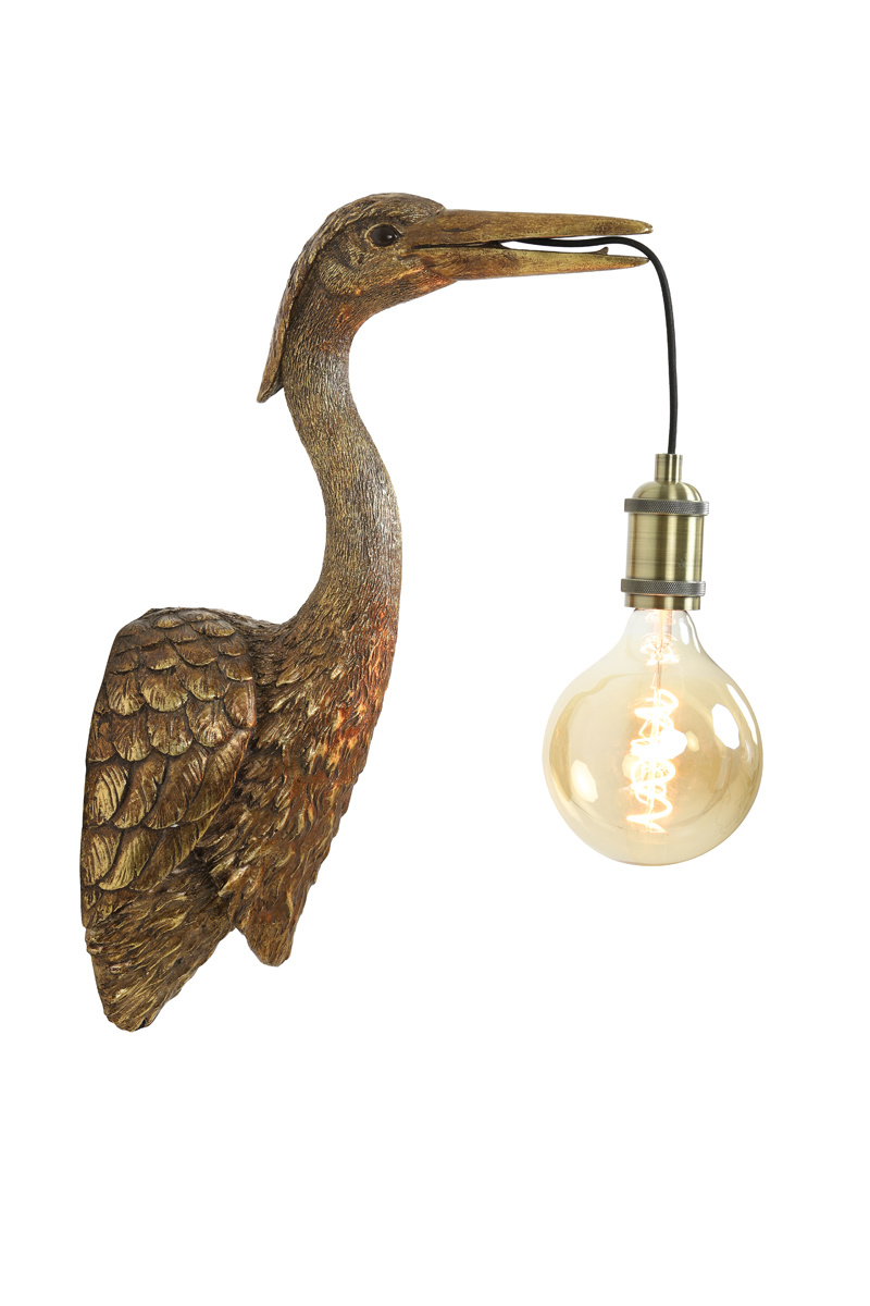 Light & Living - Wandlamp CRANE  - 29.5x16x48cm - Brons