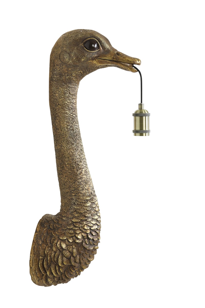 Light & Living - Wandlamp OSTRICH  - 25x19x72cm - Brons