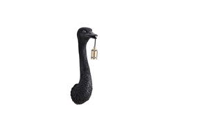 Light & Living - Wandlamp OSTRICH - 18x15.5x57.5cm - Zwart