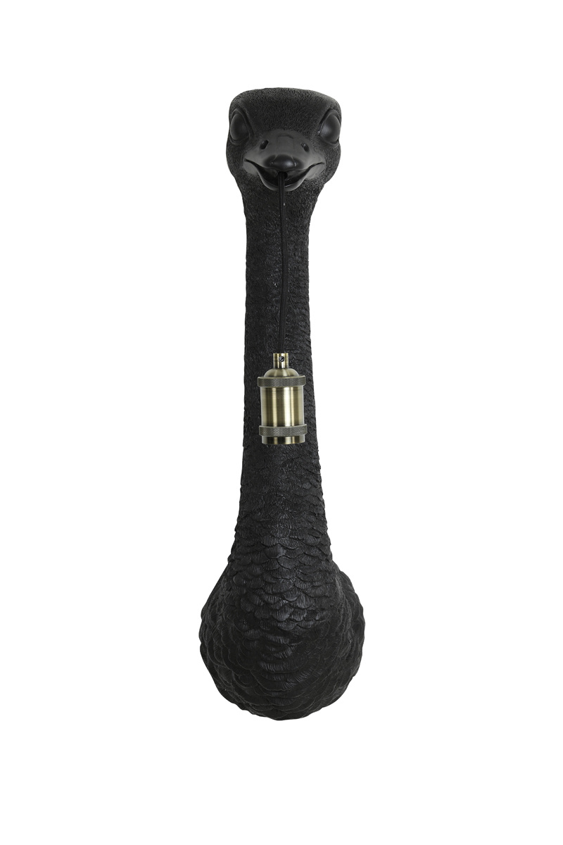 Light & Living - Wandlamp OSTRICH - 18x15.5x57.5cm - Zwart