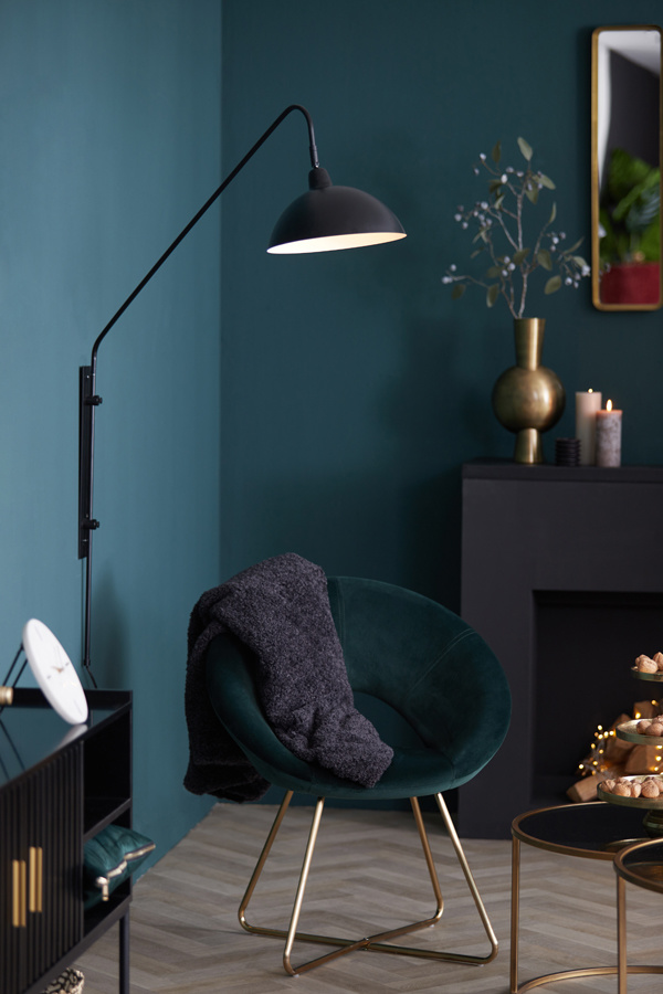 Light & Living - Wandlamp ORION - 110x30x127cm - Zwart