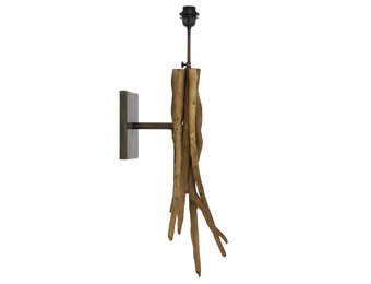 Light & Living - Wandlamp BLUMA - 25x18x70cm - Bruin