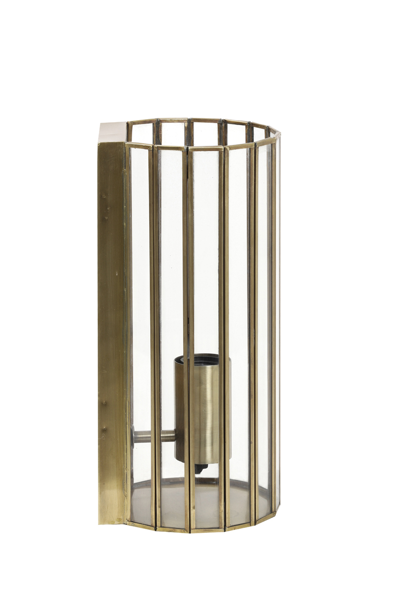 Light & Living - Wandlamp STRØBY - 14x13x30.5cm - Brons