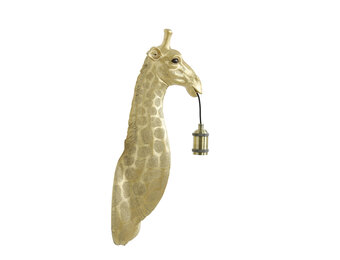 Light & Living - Wandlamp GIRAFFE  - 20.5x19x61cm - Goud