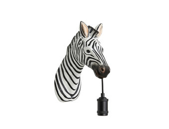 Light & Living - Wandlamp ZEBRA - 34.5x16x24.5cm - Zwart