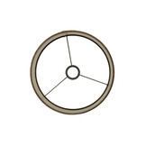 Light & Living - Lampenkap LUBIS - 20x20x15 - Bruin