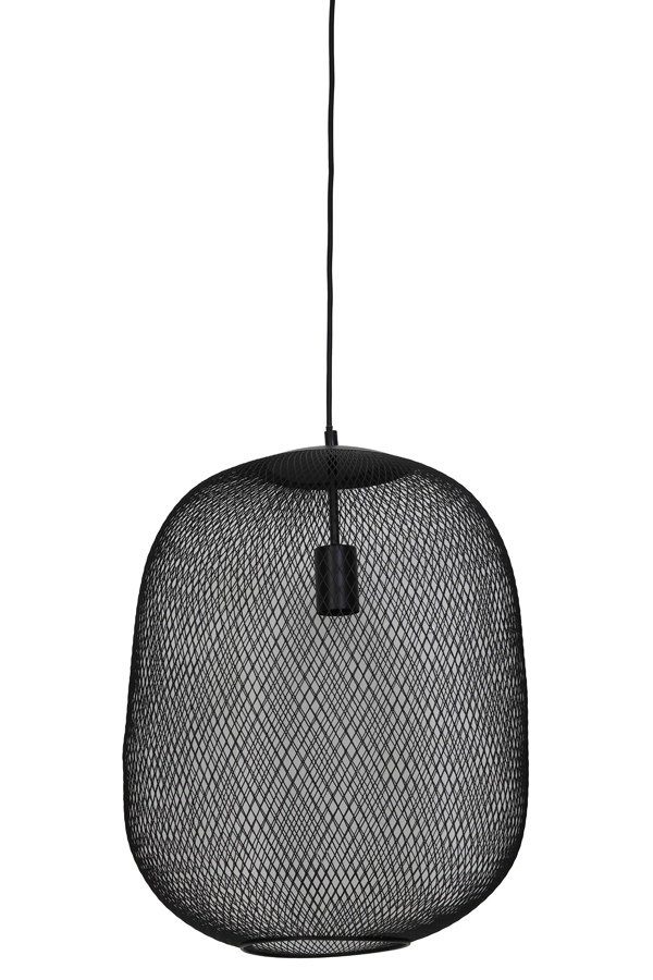 Light & Living - Hanglamp REILLEY - Ø40x48cm - Zwart