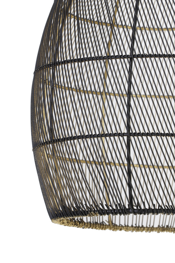 Light & Living - Hanglamp Meya - 30x30x37 - Zwart